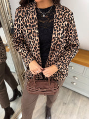 Leopard Print Blazer Melanie