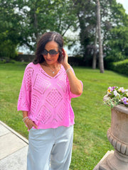 Pink Diamond Knit Matilda