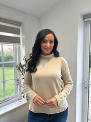 Stone Super Soft Roll Neck