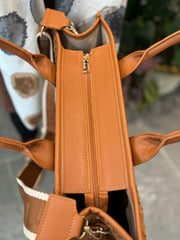 Tan Sherpa Tote Bag