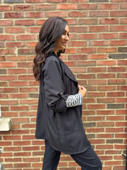 Black Tie Waist Jacket Charlotte