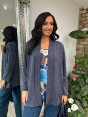 Denim Scenic Layered Cardi Zoe