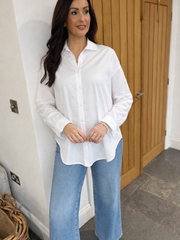 White Cotton Shirt Nadine