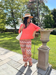 Coral Soft Fine Knit Doreen