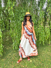 Stone Marble Tide Dress Odette