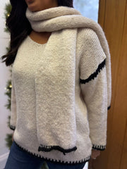 Stone Blanket Stitch Two Piece Knit Leanne