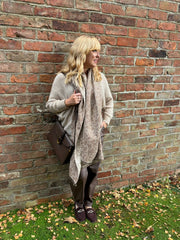 Stone Shimmer V Neck Knit Seren