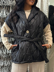 Black Quilted Gilet Hollie
