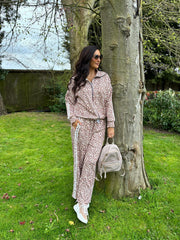 Mocha Leopard Tracksuit Serena