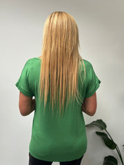 Green Sequin Top Jasmine