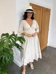 Stone Luxury Elegant Lace Dress Athena