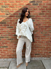 Stone Wide Leg Magic Trousers