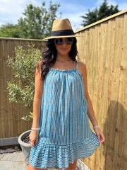 Blue Striped Dress Trinity
