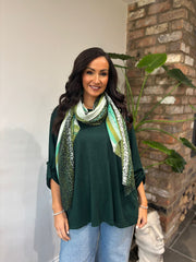 Forest Green Two Piece Fine Knit Danni