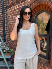 Stone Sequin Vest Top Rebecca