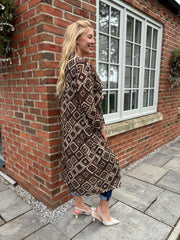 Chocolate Diamond Shimmer Cardigan Freya