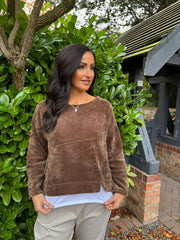 Chocolate Chenille Sweatshirt Skye