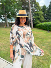 Stone Leaf Sketch Top Maggie