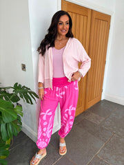 Lipstick Coastal Print Hareem Trousers