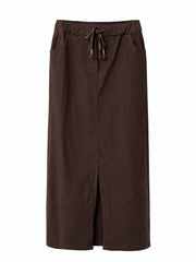 Chocolate Magic Maxi Skirt