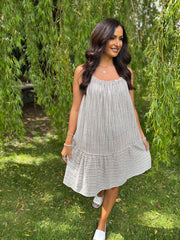 Stone Striped Sun Dress Danielle