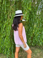 Pink Polka Dot Halter Neck Top Judy