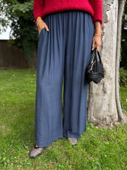 Navy Tina Trousers
