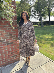 Chocolate Diamond Shimmer Dress Freya