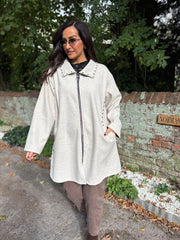 Stone Stud Detail Coat Meredith