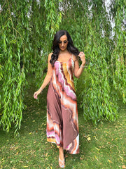 Chocolate Marble Tide Dress Odette