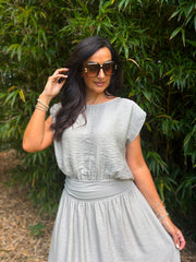 Mocha Top & Skirt Set Daniella