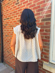 Stone Polka Dot Top Ashley