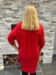 Red Sparkle Tunic Gloria