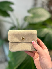 Mocha Small Leather Purse
