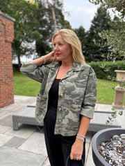 Khaki Camo Jacket Marley