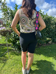 Black Relaxed Summer Shorts