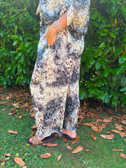 Navy Mixed Animal Print Trousers Davina