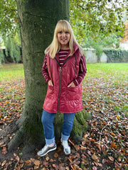 Red Quilted Gilet Bella