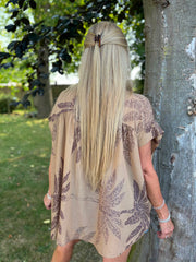 Camel Palm Leaf Top Millie