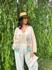 Stone Desert Palm Blouse Esther