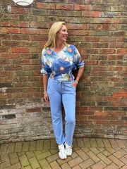 Blue Basic Reema Joggers 2