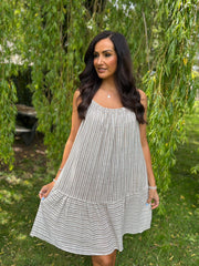 Stone Striped Sun Dress Danielle