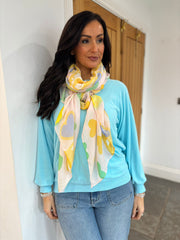 Aqua Terry Towel Pocket Sweatshirt Andrada