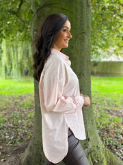 Pink Diamante Flower Shirt Kristie