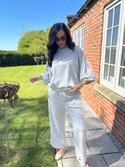 Grey Two Stripe Leisure Set Kendal