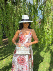 Stone Patterned Dress Odette