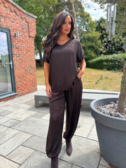 Chocolate Shimmer Tee Aubrey