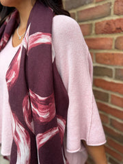 Rose V-Neck Reverse Seam Knit Diana