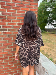 Leopard Print Knit Dress Delilah