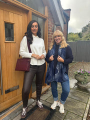 Winter White Hooded Sweat Top Ada